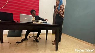 Boss Fucks Employee with Big Tits in Office for Job Retention