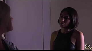 sahara knite in cage no 03 with british milf brunette bound