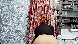 my stepsister arrived horny and ready for fucking