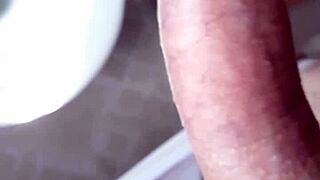 Urethra insertion with vibrator gets wild and intense