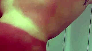 fucking my wife in the hotel bathroom with cock