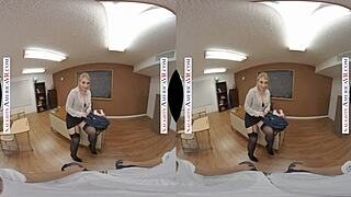 Naughty America Busty Professor Ivy Lebelle Demonstrates Sex Education