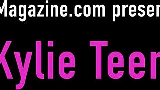 Oh wow, lucky dude cums on Kylie's face!