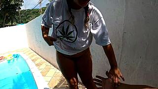 Beggar Shows Breasts In Exchange For Cans!