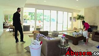 North getting rough fucked by her horny tattooed boyfriend with big cock