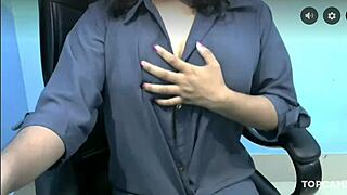 Indian first time teasing with boobs and tits