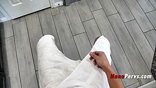 Step grandmom obsessed with my cock