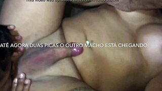 I watched my trans wife suck four cocks in a gangbang, getting more slutty every day.