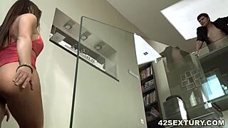 Lana roy meets kristof cale for intense session