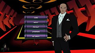 Cheshireina submisivní proměna: DC Comics BDSM animace