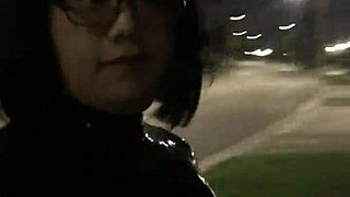 Cd In Latex Walks Publicly With Vibrator