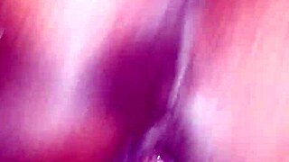 Ebony wife rides dick in POV. Her black pussy grips cock tightly.