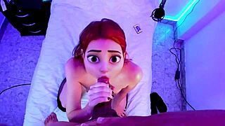 Sexy Redhead Deepthroats in Anime Hentai