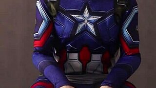 captain america sex doll with fake tits for sale