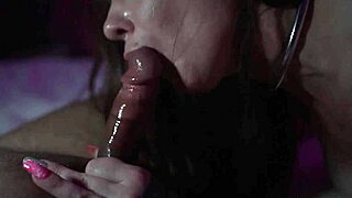 Amanda Panda's passionate blowjob leads to intense facial