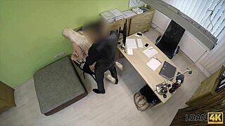 Loan4k lagente non vede lora di spingere il suo cazzo nelladorabile figa di blanche