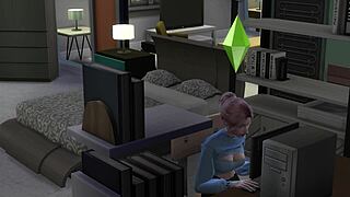 Nerdy virgin girl has to fuck for a job. 😏