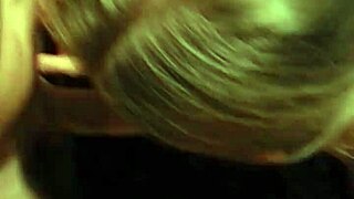 curvy girlfriend chats with friend during homemade video