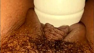 Compulsive Masturbator! Teasing Her Swollen Pussy with Wild Toy Play