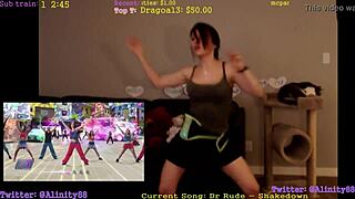Alinity performs a sexy dance