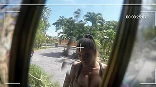 Foreign Black Chick Subdued By Bruno For Rough Action!