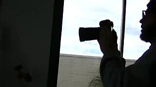 Watch this blowjob scene explode with raw passion in the making of a porn movie!