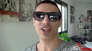 Watch this blowjob scene explode with raw passion in the making of a porn movie!