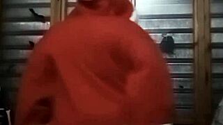 Enjoy The Christmas Show With Natural Tits Massage!