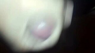 Enjoying a relaxing self-pleasure session at home