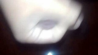 Enjoying a relaxing self-pleasure session at home