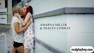 Two luscious babes subtly exploring each other with a blue dildo. Kissing and fingering passionately in this lesbian scene