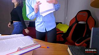 anal tutor teen 18+ cumshot pov