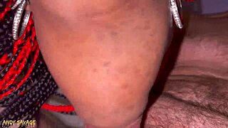 i gave my black milf a blowjob and creampie in missionary