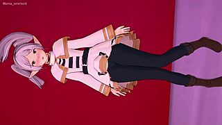 Does Frieren Learn New Handjob Skills In Love Hotel?