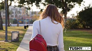 tushy gets wilder with blonde bent over for anal