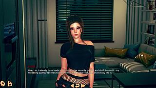 Violet plays trick or treat in a fun game