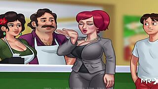 summertime saga young babe cums in anime game