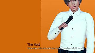 Violet plays trick or treat in a fun game