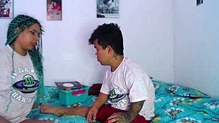 Circus Dwarf Gets Makeup