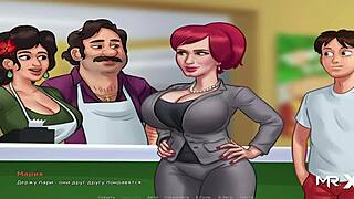 summertime saga young babe cums in anime game