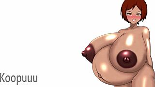 pregnant anime woman speed paintin'