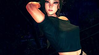 Violet plays trick or treat in a fun game