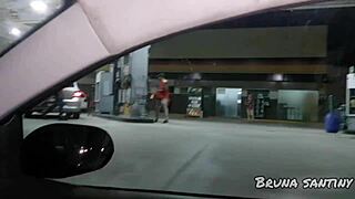 Latina cuckold films her man with big black cock, ends with cum