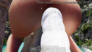 Beasts in the Sun Ep1 by Animopron - huge dildo and monster anal in wild 3D game fuck! 🐉