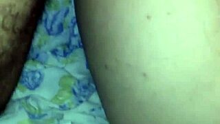 I found her half naked and couldn't resist her pussy