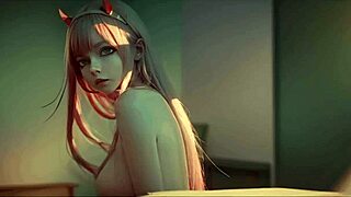 AI Generated ZeroTwo Nude in Hentai Anime Scene