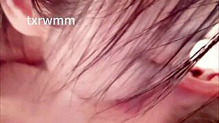 Interactive oral service with deep throat.