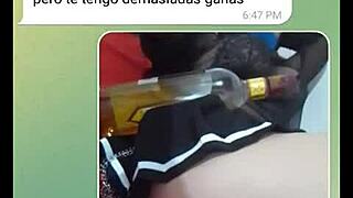 Did you see how my carnal's wife got all horny on web chat?