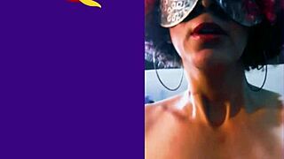 Senhora Pimenta starts smoking a cigar, undresses seductively, and ends with two cocks in her mouth for a wild blowjob session.