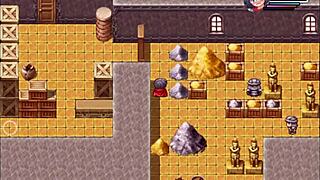 Brave female Iruru faces humiliation and bondage in the lustful magical forest during a game of masturbation